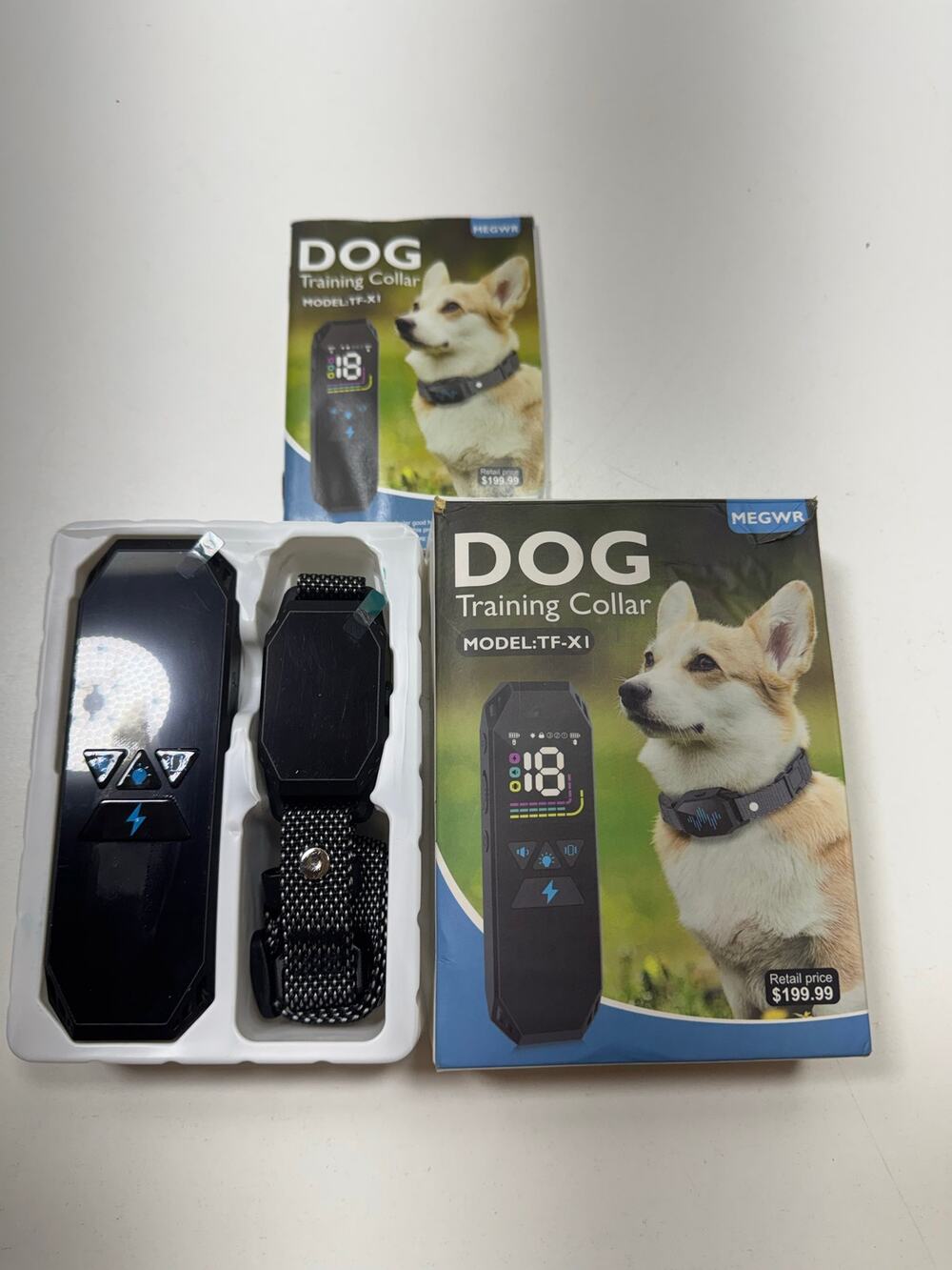 New Dog Training Collar With Remote 2500 FT Range Model TF-X1